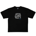 Adwysd @ Splatter T Shirt – Black
