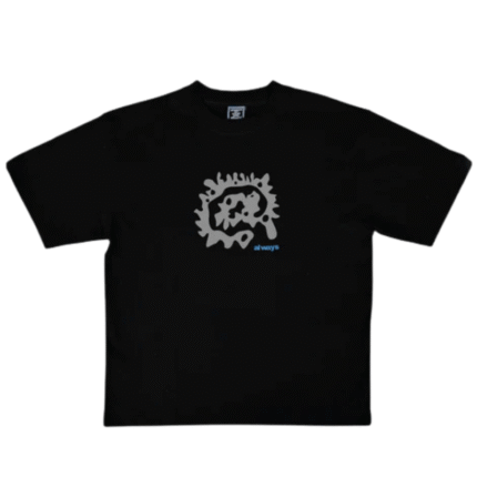Adwysd @ Splatter T Shirt – Black