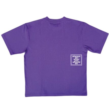 Adwysd @ Splatter T Shirt – Purple back