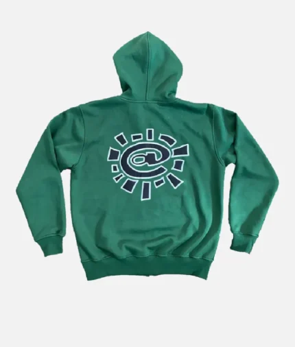 Adwysd Always Green Zip Up Hoodie 1