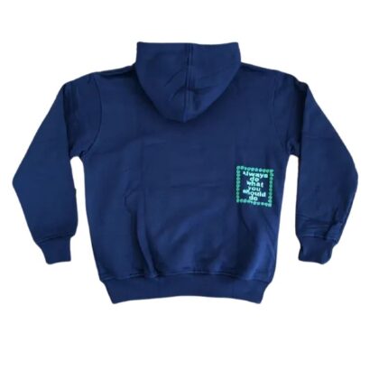 Adwysd Always Logo Hoodie Navy back