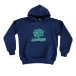 Adwysd Always Logo Hoodie Navy front
