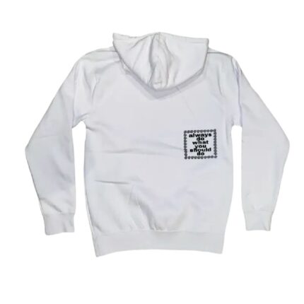Adwysd Always Up Hoodie White back