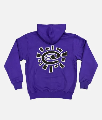 Adwysd Always Up Purple Zip Up Hoodie 1