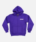 Adwysd Always Up Purple Zip Up Hoodie 2