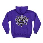Adwysd Always Up Purple Zip Up Hoodie back
