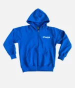 Adwysd Always Up Royal Blue Zip Up Hoodie 2