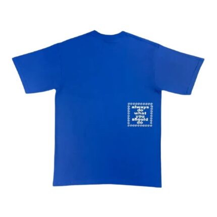 Adwysd Believe T Shirt Royal Blue back
