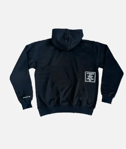 Adwysd Black Fingerprint Hoodie 1