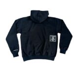 Adwysd Black Fingerprint Hoodie back