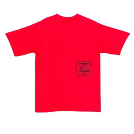 Adwysd Direction T Shirt Red back