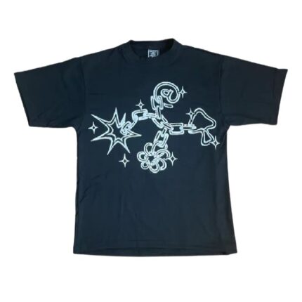 Adwysd Keychain T Shirt Black front