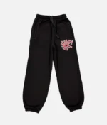 Adwysd Relaxed Joggers Black Red 2