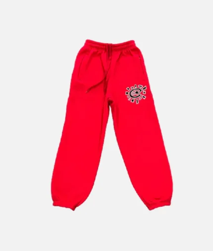Adwysd Relaxed Joggers Red 2