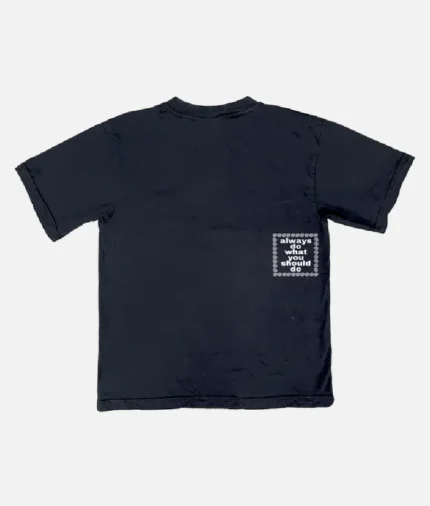 Adwysd Solid Silver @sun T Shirt Black 1