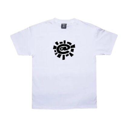 Adwysd Solid Silver @sun T Shirt White front