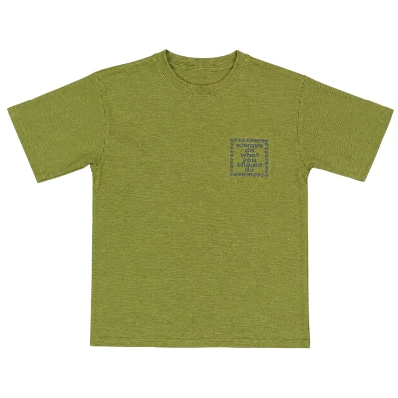Adwysd Waffle @Sun Tshirt – Gold Green (1) Adwysd Waffle @Sun Tshirt – Gold Green (1)
