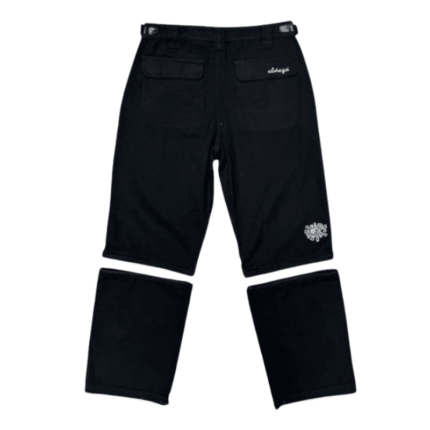 Adwysd Zip Off Drill Trouser – Black back (1)
