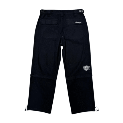Adwysd Zip Off Drill Trouser – Black front