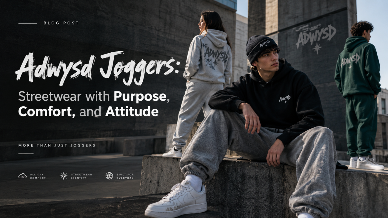 Adwysd Joggers: Streetwear with Purpose