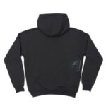 3 @ Hoodie Black back