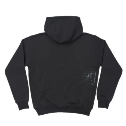 3 @ Hoodie Black back