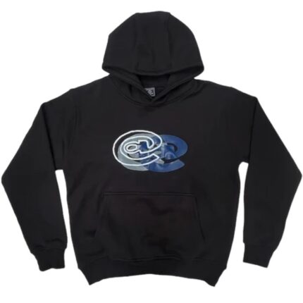 3 @ Hoodie Black front