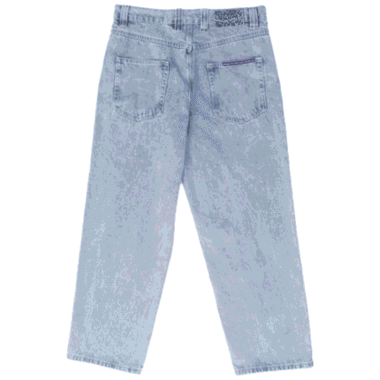 purple label denim jeans back