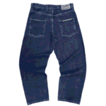 silver label indigo unisex denim back