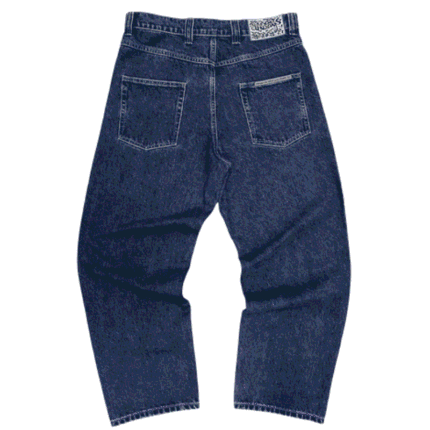 silver label indigo unisex denim back