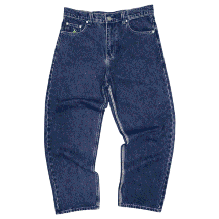 silver label indigo unisex denim front